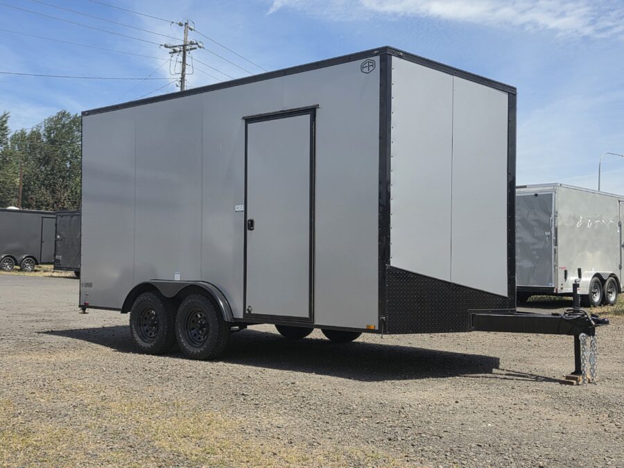 2027 Cargo Mate 8x16 Extra Height Enclosed Cargo Trailer 12" Extra Height 1-Piece Roof Apex Tires PolyCore