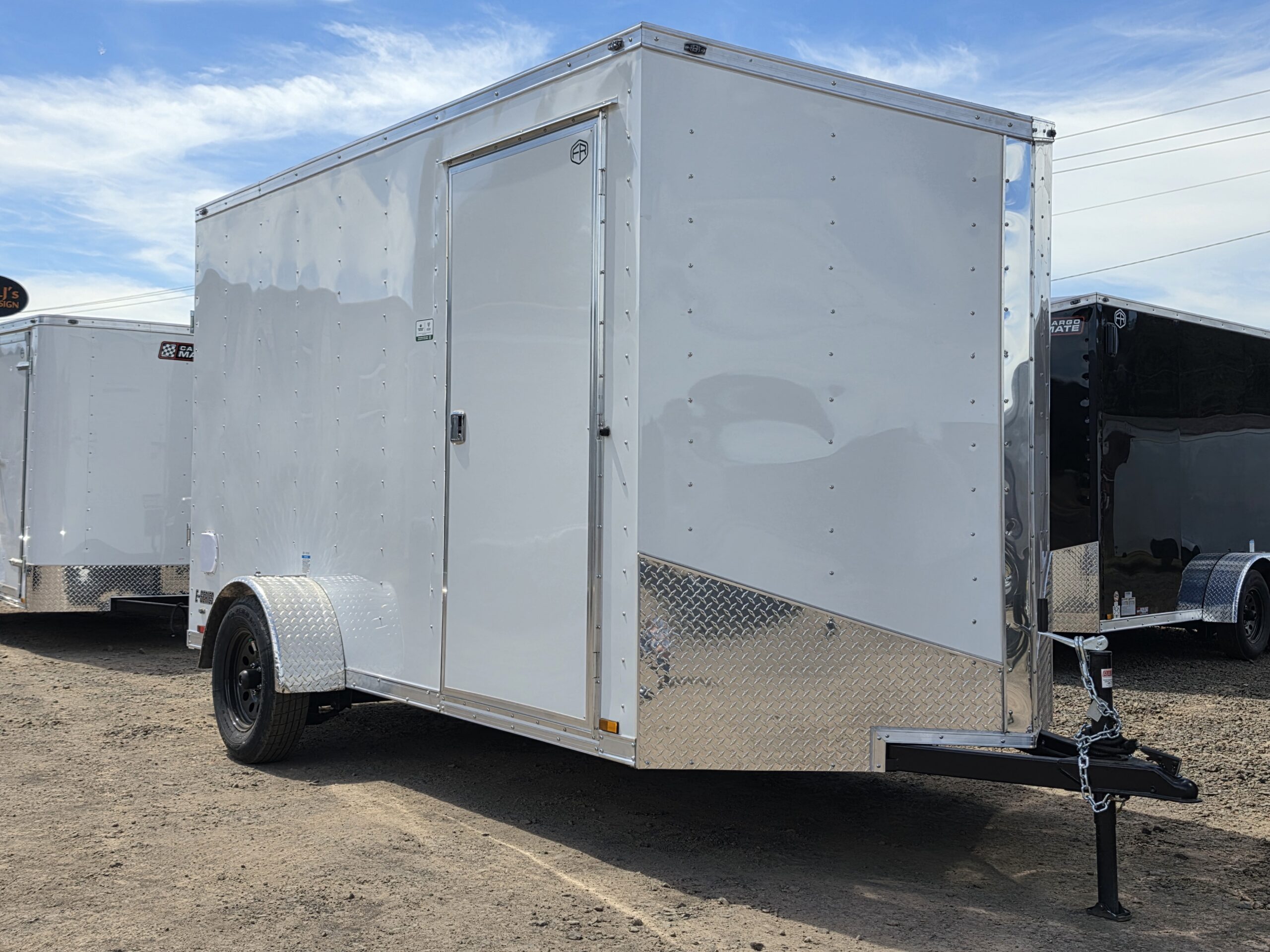 2027 Cargo Mate Enclosed Cargo Trailer 6x12 Ramp Door 1-Piece Roof