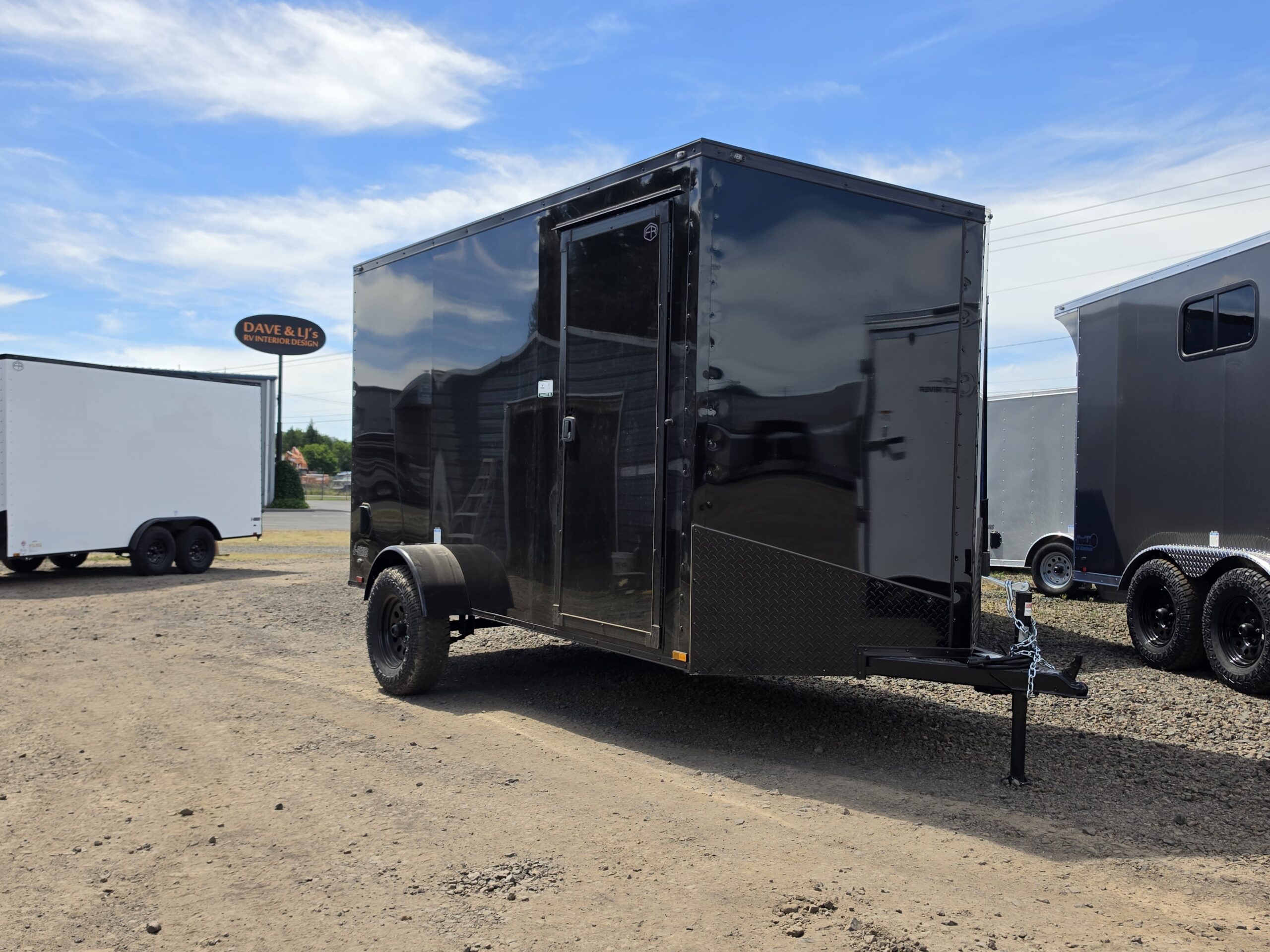 2027 Cargo Mate Enclosed Cargo Trailer 6x12 Ramp Door 1-Piece Roof Polycore Brakes