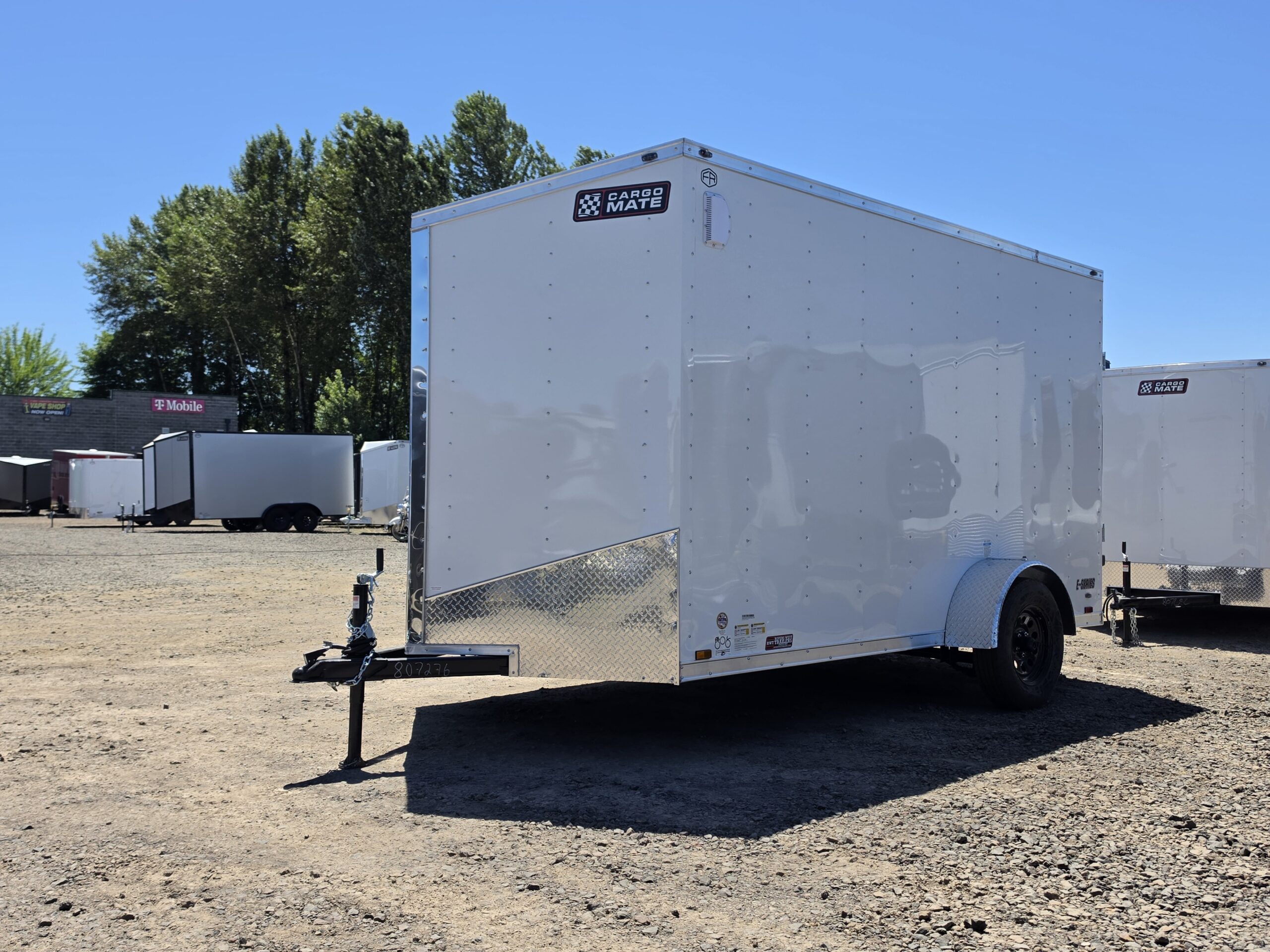 2027 Cargo Mate Enclosed Cargo Trailer 6x12 Ramp Door 1-Piece Roof - Image 6