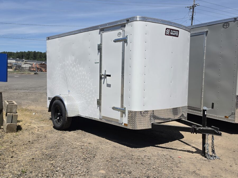 2027 Cargo Mate 5x10 Challenger Enclosed Cargo Trailer Ramp Door Extra Height