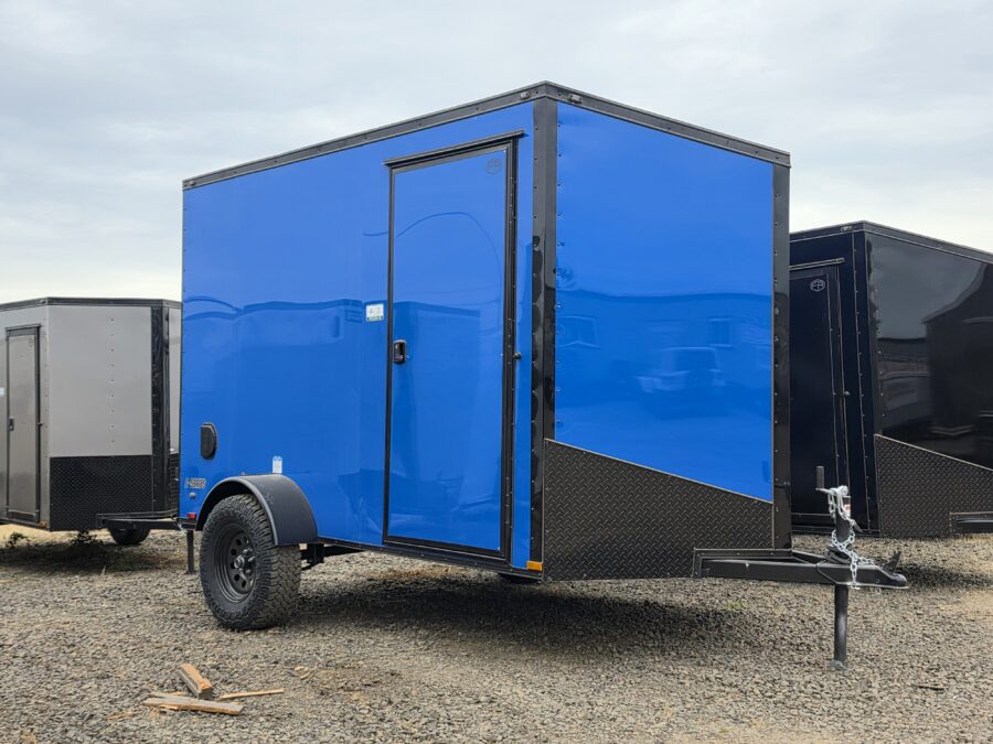 2027 Cargo Mate Enclosed Cargo Trailer 6x10 Ramp Door 1-Piece Roof Polycore