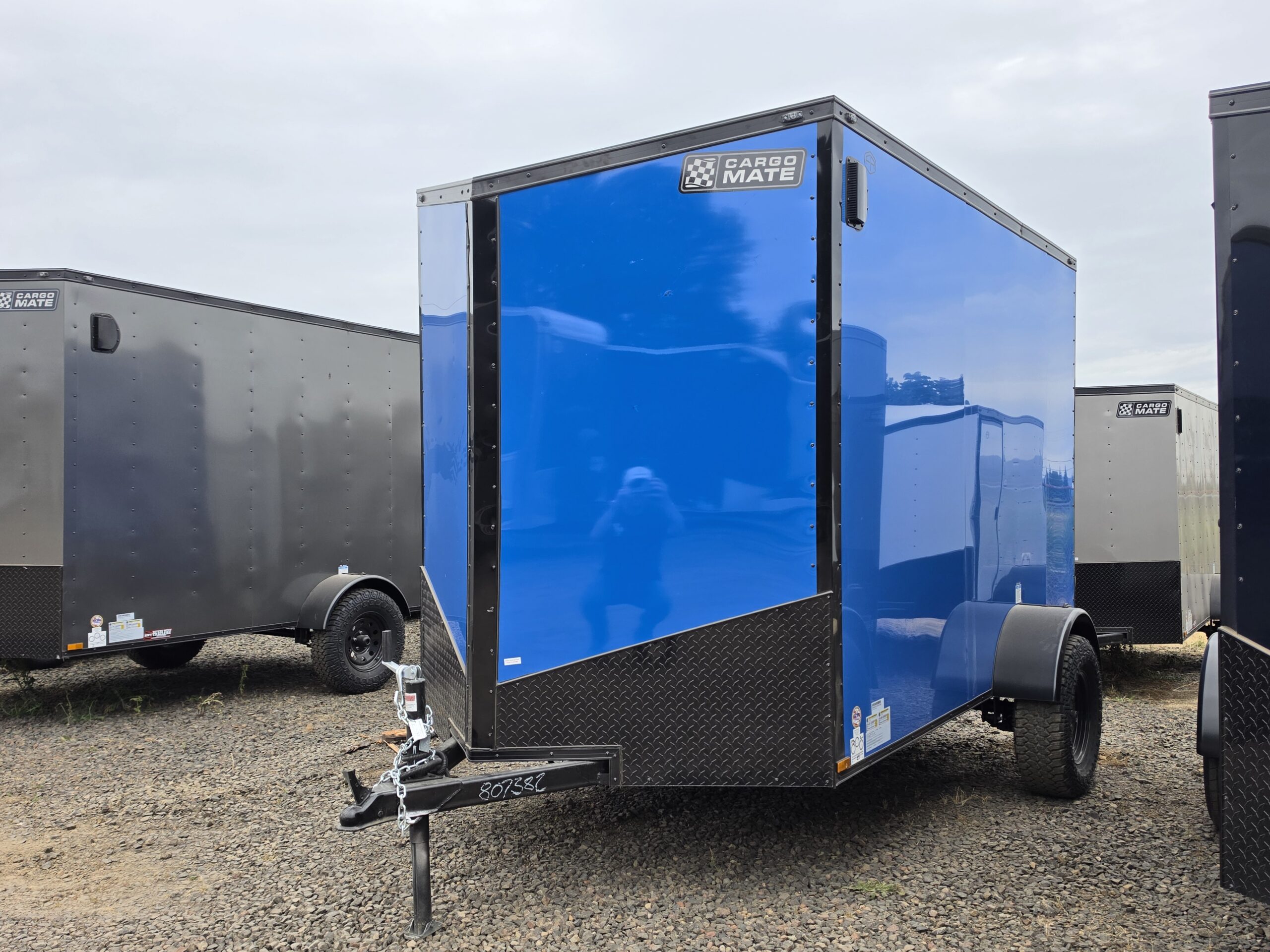 2027 Cargo Mate Enclosed Cargo Trailer 6x10 Ramp Door 1-Piece Roof Polycore - Image 6