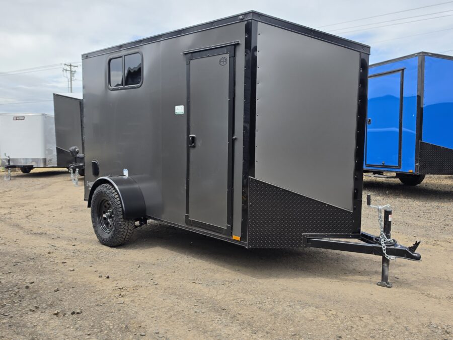 2027 Cargo Mate 5x10 Enclosed Cargo Tailer 12" Extra Height Polycore