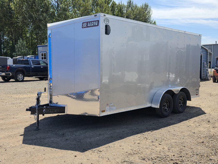 2027 Cargo Mate Enclosed Cargo Trailer 7x16 Extra Height Ramp Door