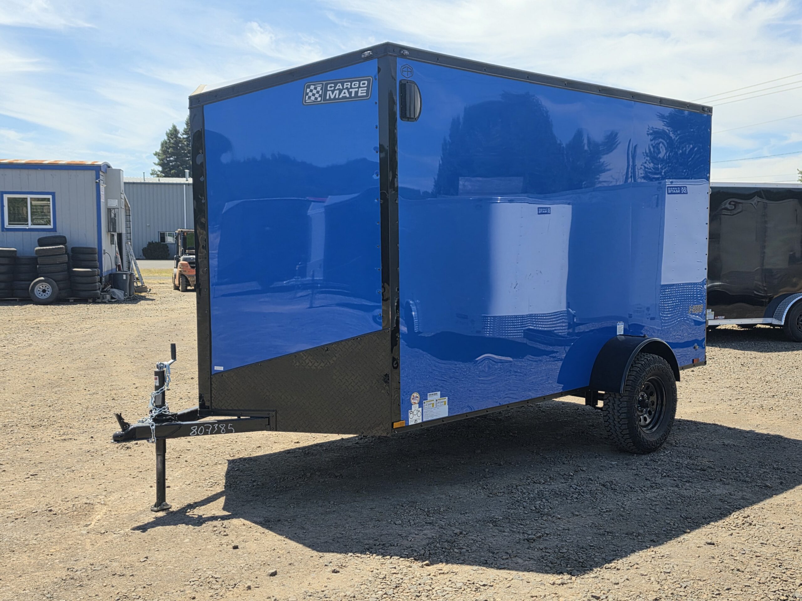 2027 Cargo Mate Enclosed Cargo Trailer 6x12 Ramp Door 1-Piece Roof Polycore - Image 3