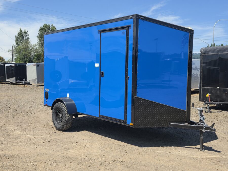 2027 Cargo Mate Enclosed Cargo Trailer 6x12 Ramp Door 1-Piece Roof Polycore