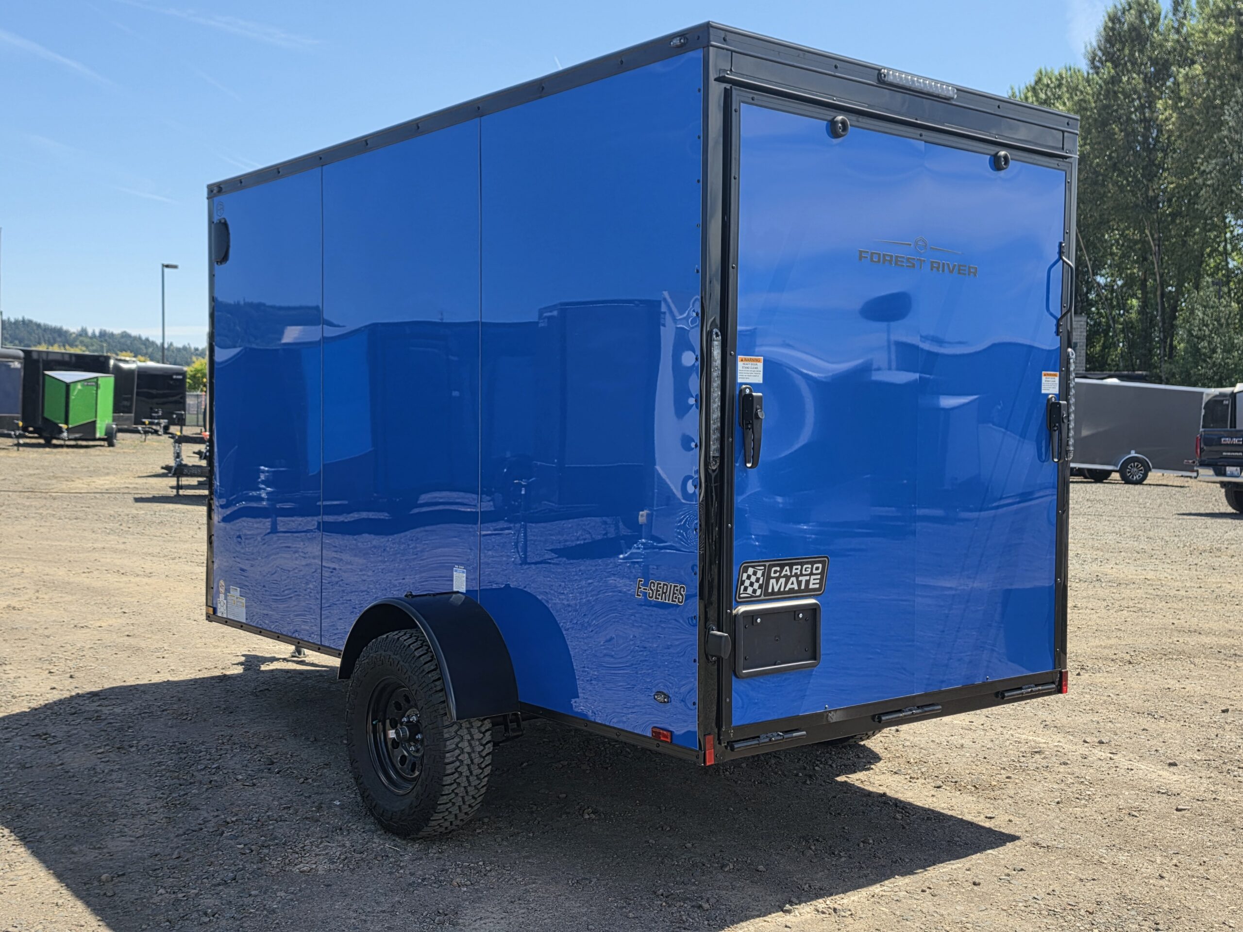2027 Cargo Mate Enclosed Cargo Trailer 6x12 Ramp Door 1-Piece Roof Polycore - Image 5