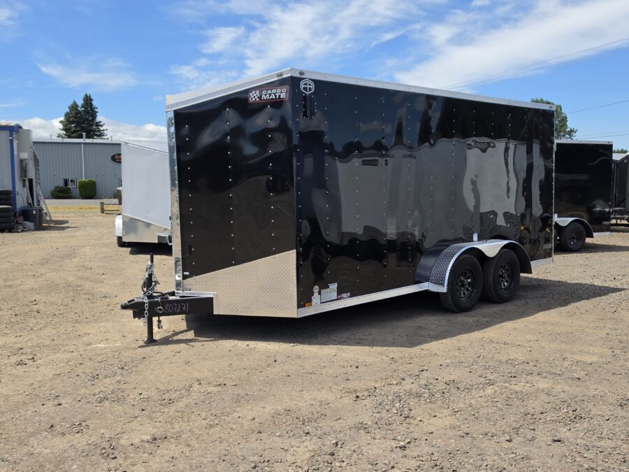 2027 Cargo Mate Enclosed Cargo Trailer 7x16 Extra Height Ramp Door