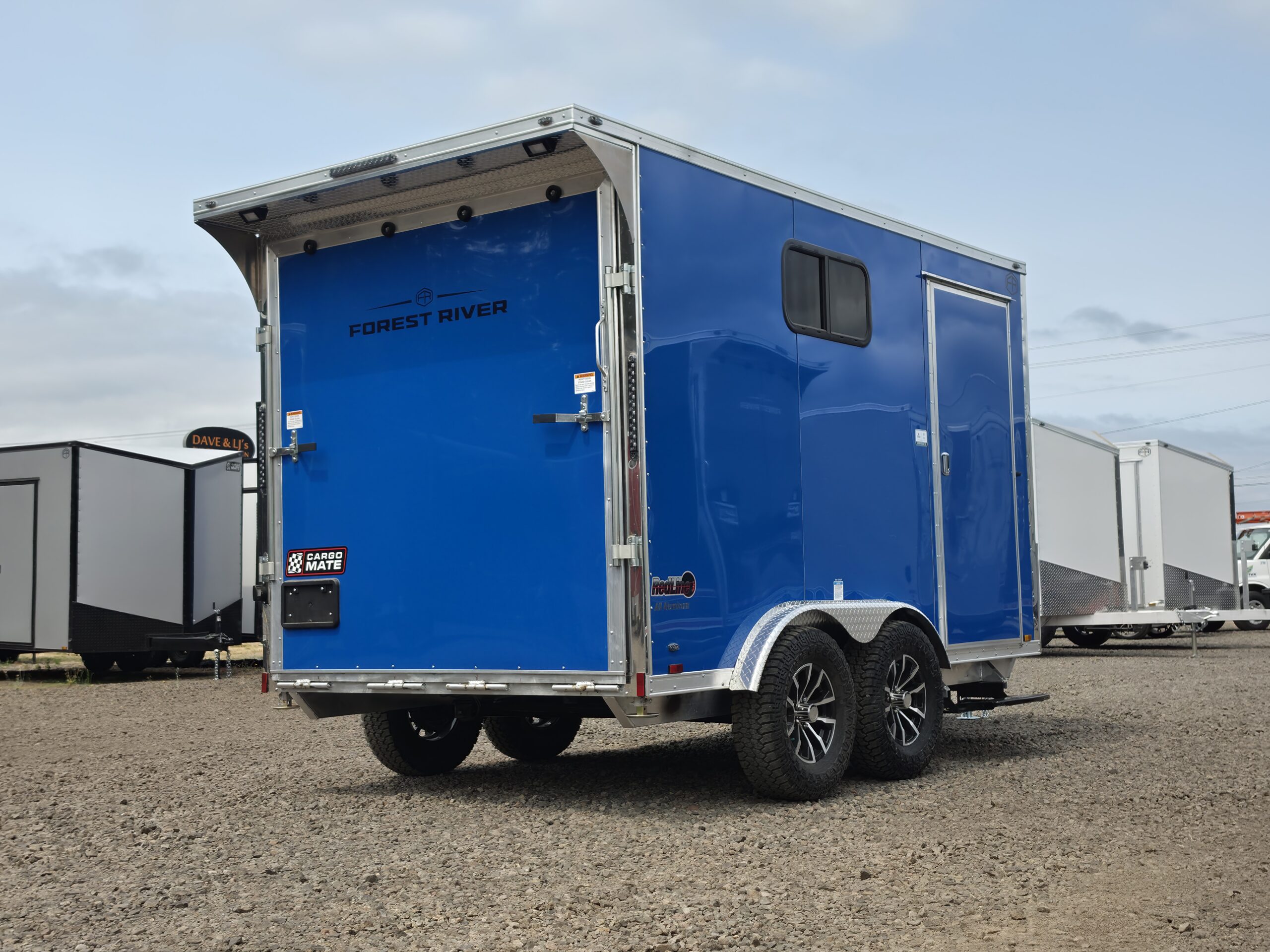 2027 Cargo Mate Aluminum Redline 7x12 Enclosed Cargo Trailer Insulated Narrow Track Torsion Axle Custom Flooring PolyCore .080 - Image 4