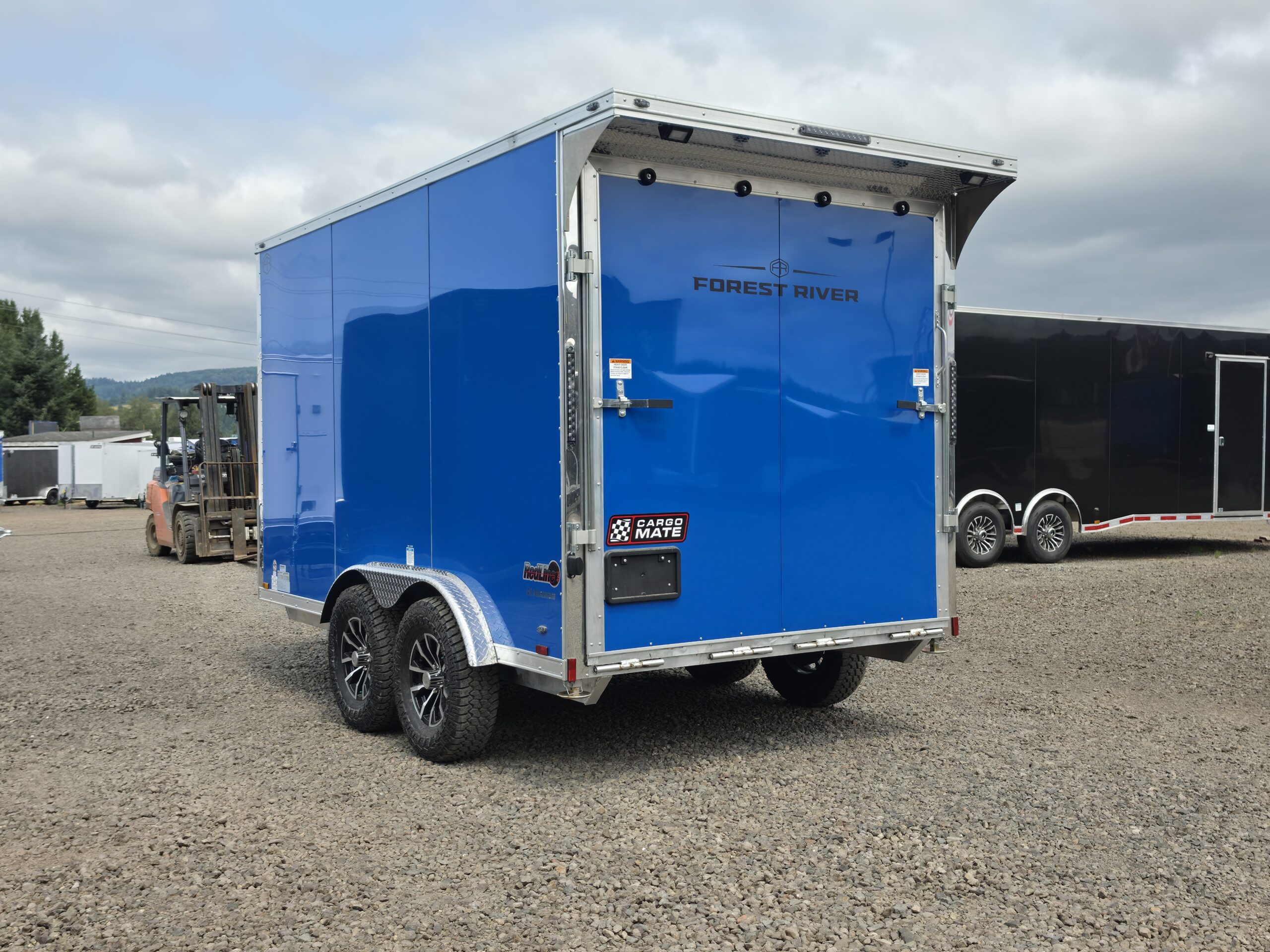 2027 Cargo Mate Aluminum Redline 7x12 Enclosed Cargo Trailer Insulated Narrow Track Torsion Axle Custom Flooring PolyCore .080 - Image 5