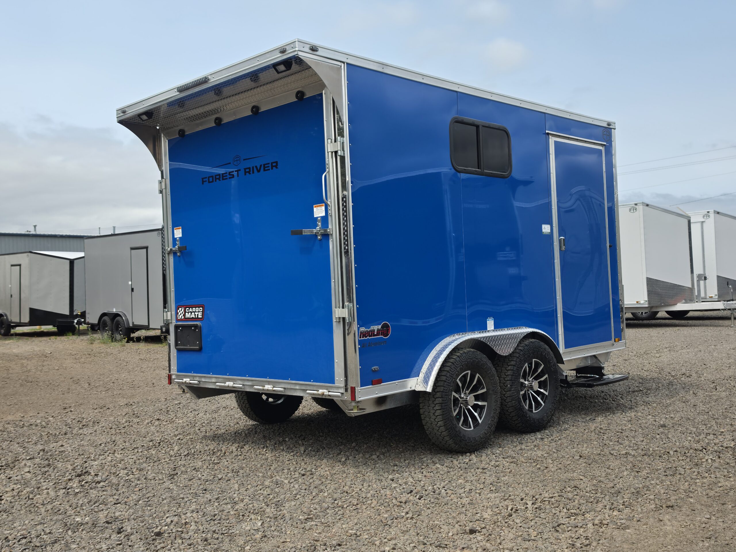 2027 Cargo Mate Aluminum Redline 7x12 Enclosed Cargo Trailer Insulated Narrow Track Torsion Axle Custom Flooring PolyCore .080 - Image 6
