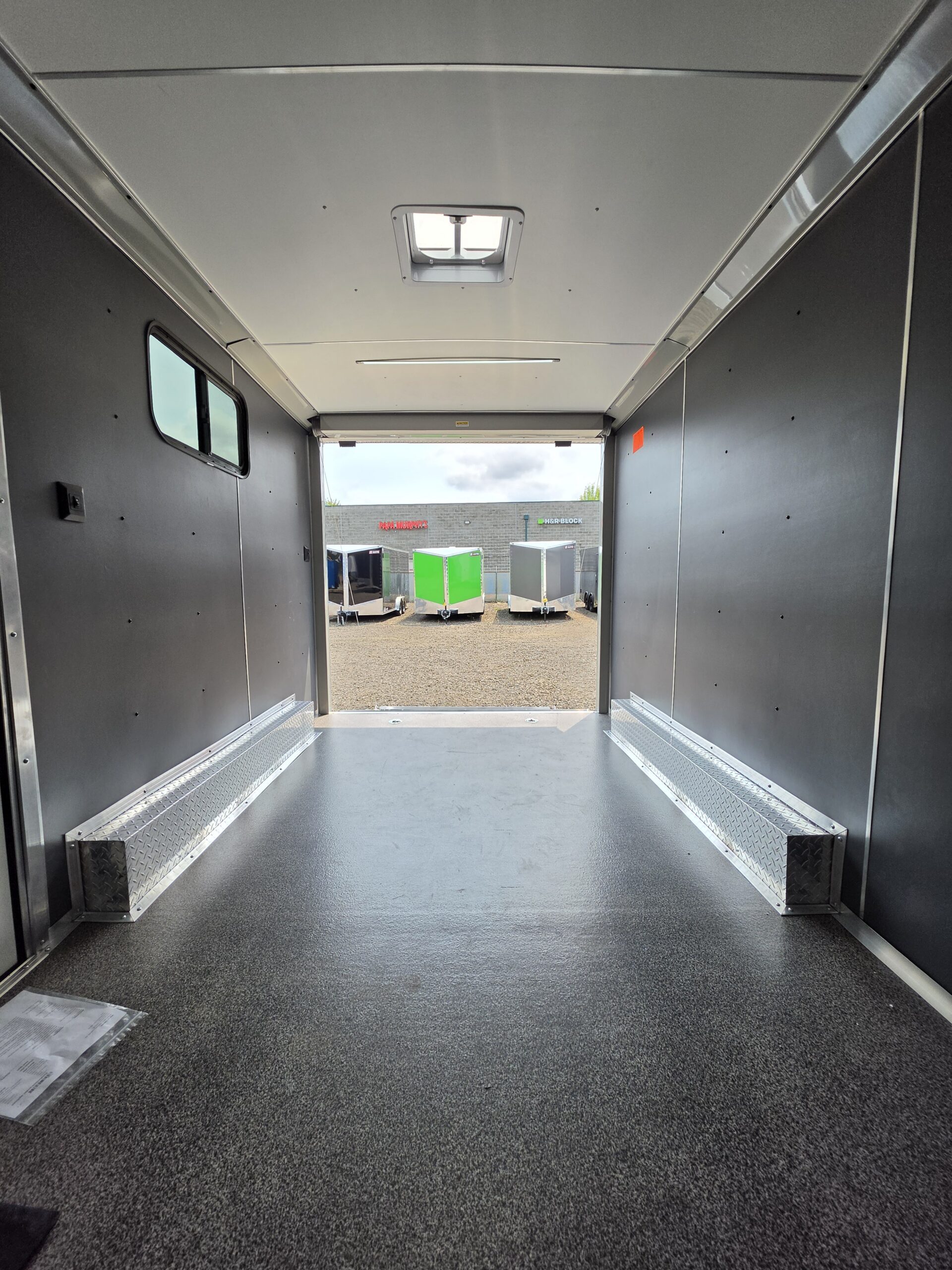 2027 Cargo Mate Aluminum Redline 7x12 Enclosed Cargo Trailer Insulated Narrow Track Torsion Axle Custom Flooring PolyCore .080 - Image 7
