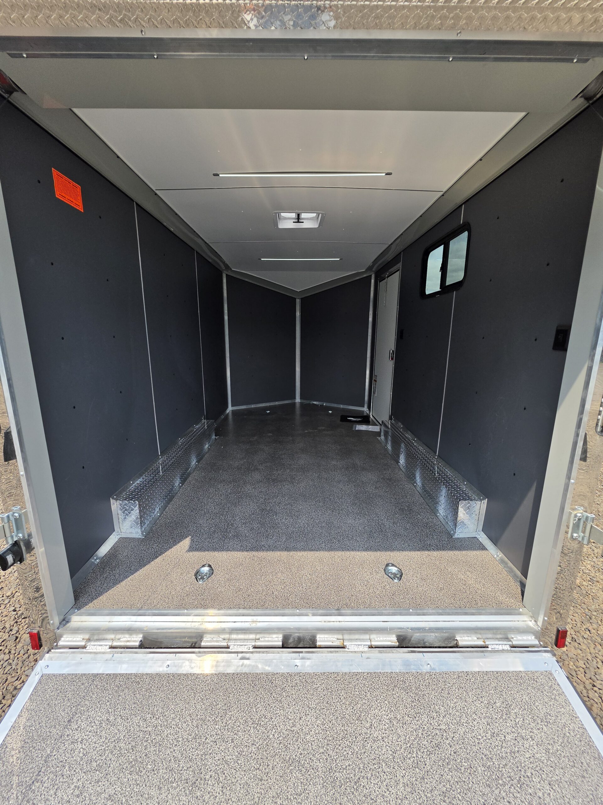 2027 Cargo Mate Aluminum Redline 7x12 Enclosed Cargo Trailer Insulated Narrow Track Torsion Axle Custom Flooring PolyCore .080 - Image 8