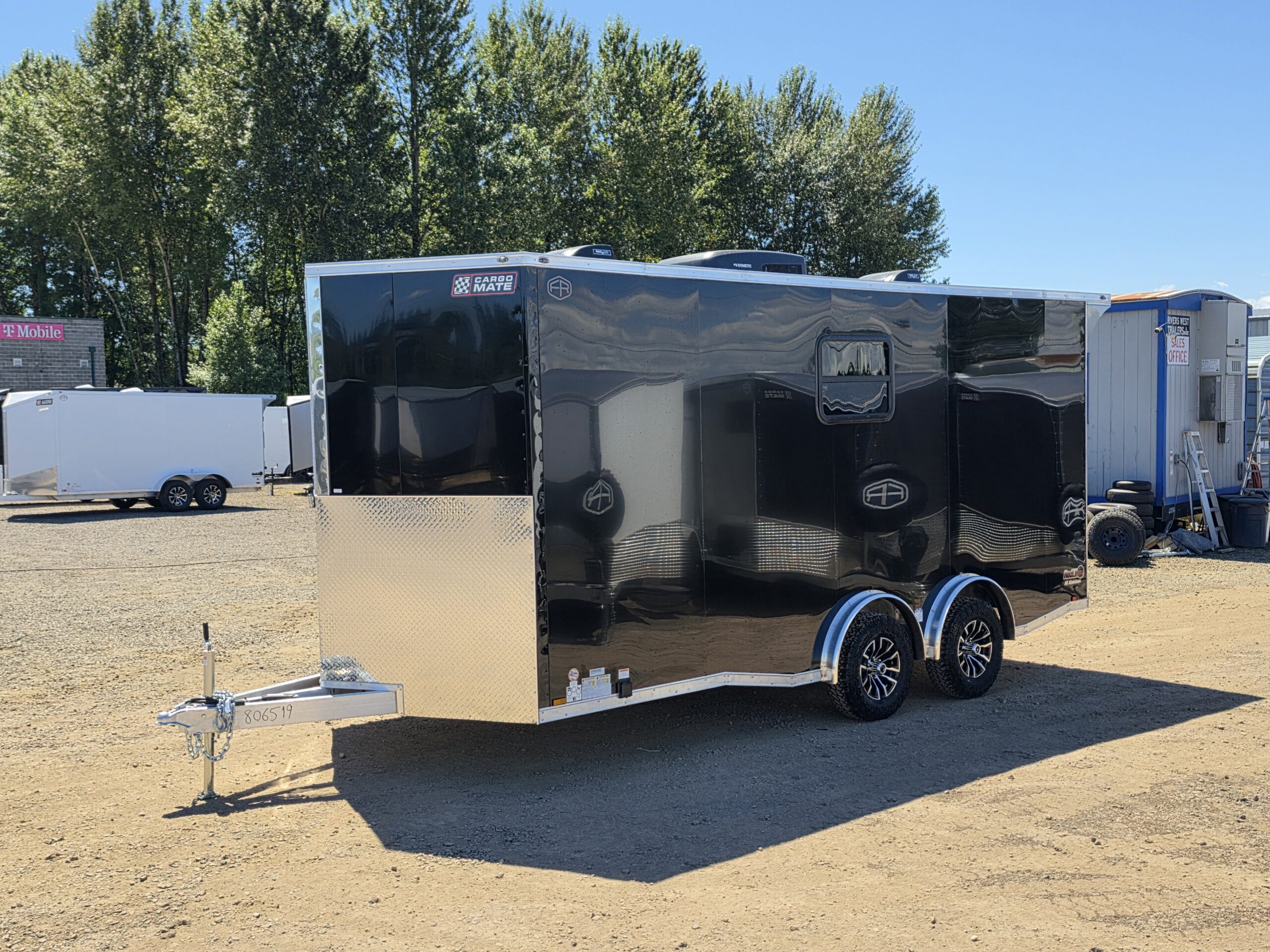 2027 Cargo Mate Custom Aluminum Redline 8x18 9800GVW UTV & Vehicle Hauler AC/Heat 110v - Image 7