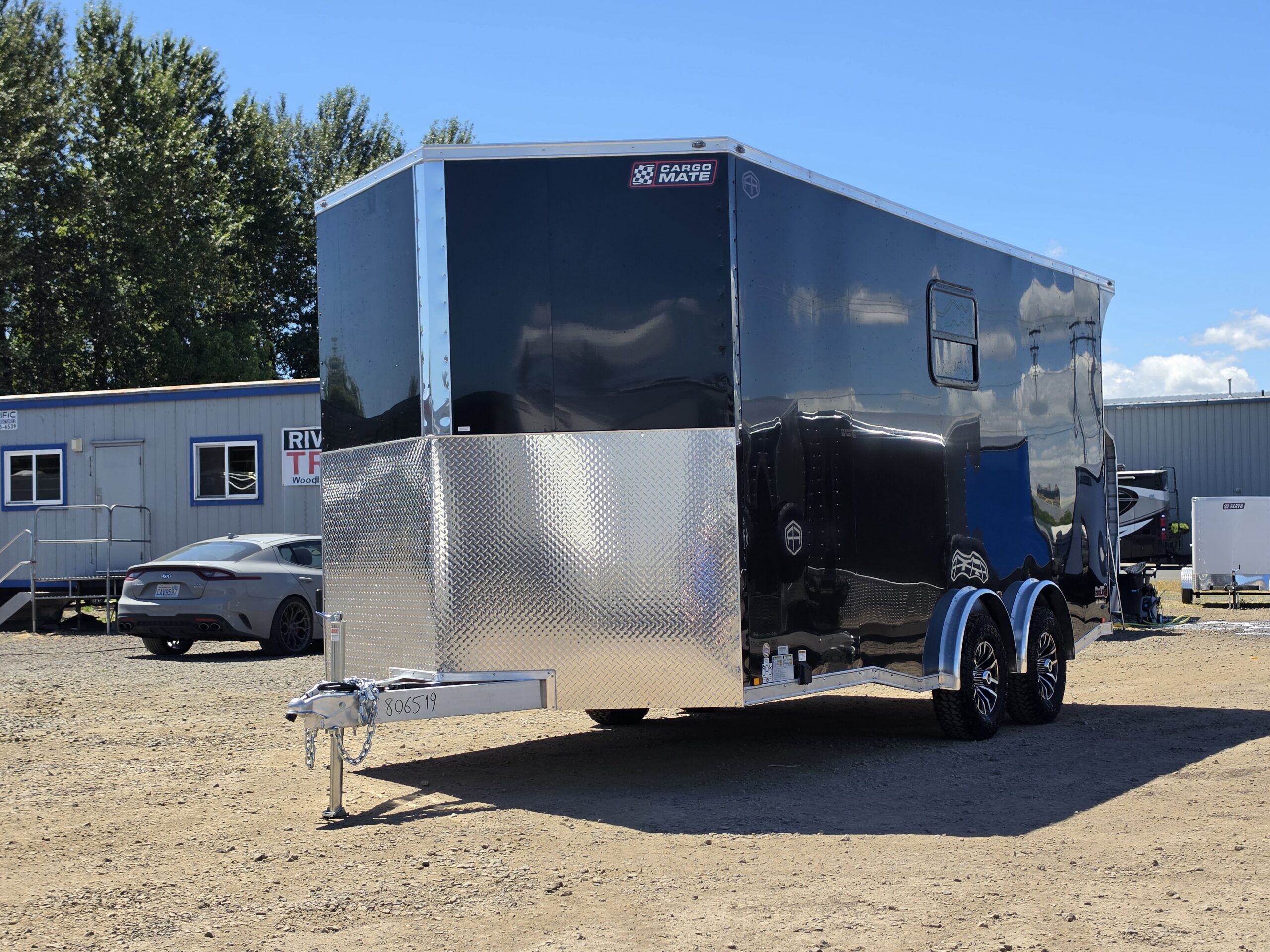 2027 Cargo Mate Custom Aluminum Redline 8x18 9800GVW UTV & Vehicle Hauler AC/Heat 110v - Image 8