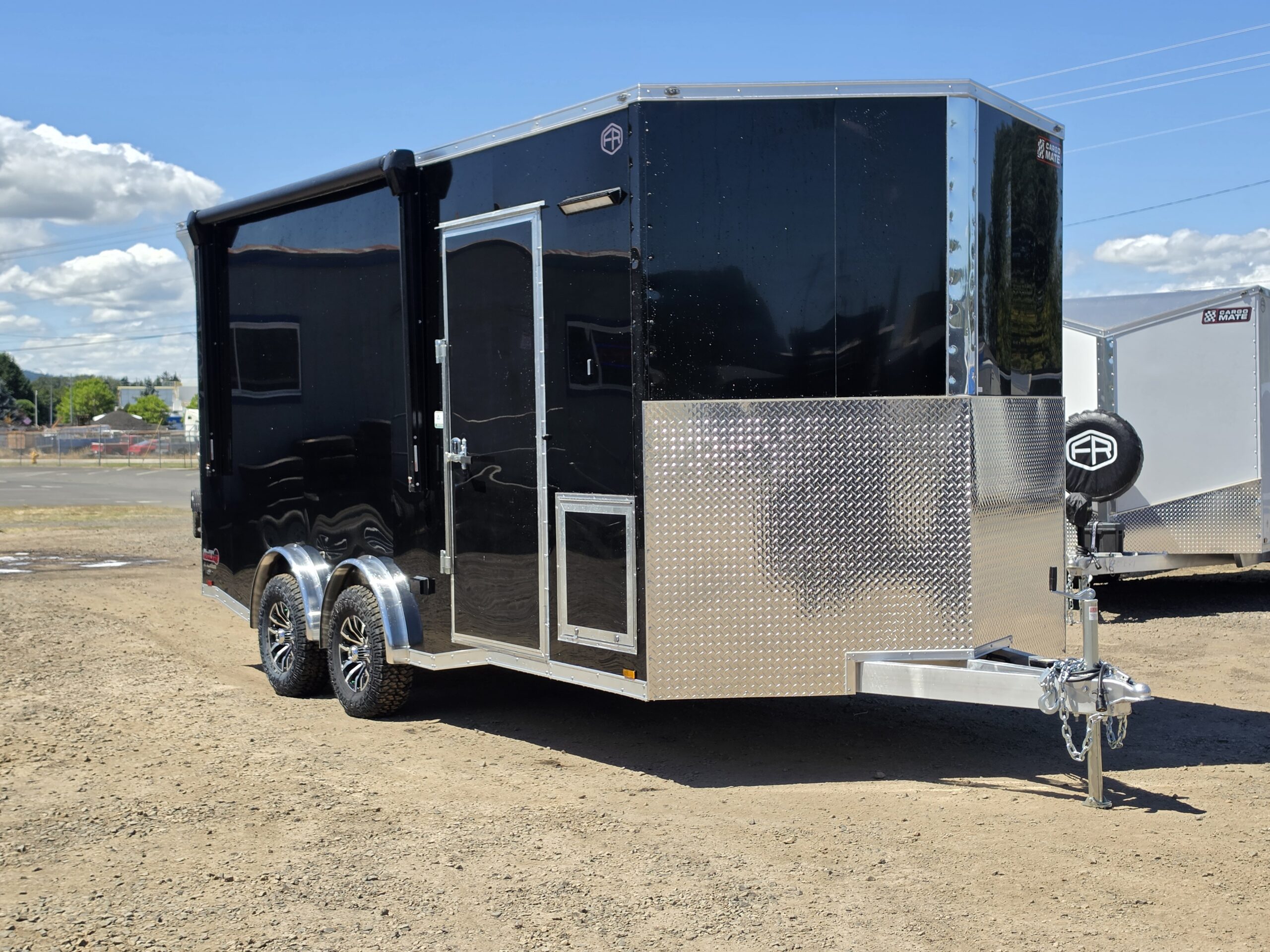 2027 Cargo Mate Custom Aluminum Redline 8x18 9800GVW UTV & Vehicle Hauler AC/Heat 110v - Image 9