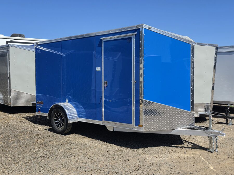 2027 Cargo Mate Aluminum Redline 6x12 Enclosed Cargo Trailer Insulated Torsion Flooring PolyCore