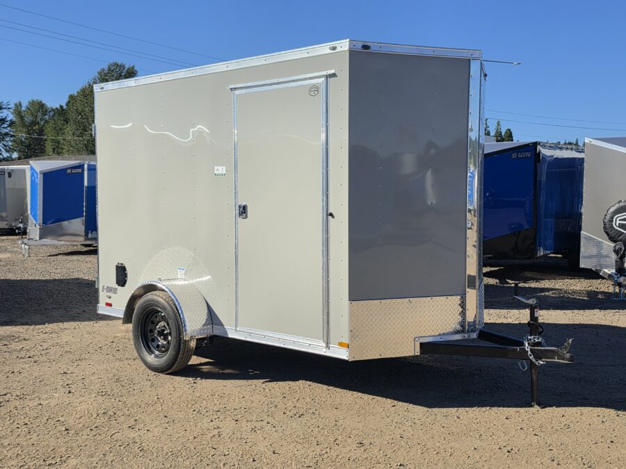 2027 Cargo Mate 6x10 Enclosed Cargo Tailer Extra Height RV Door Ramp Door