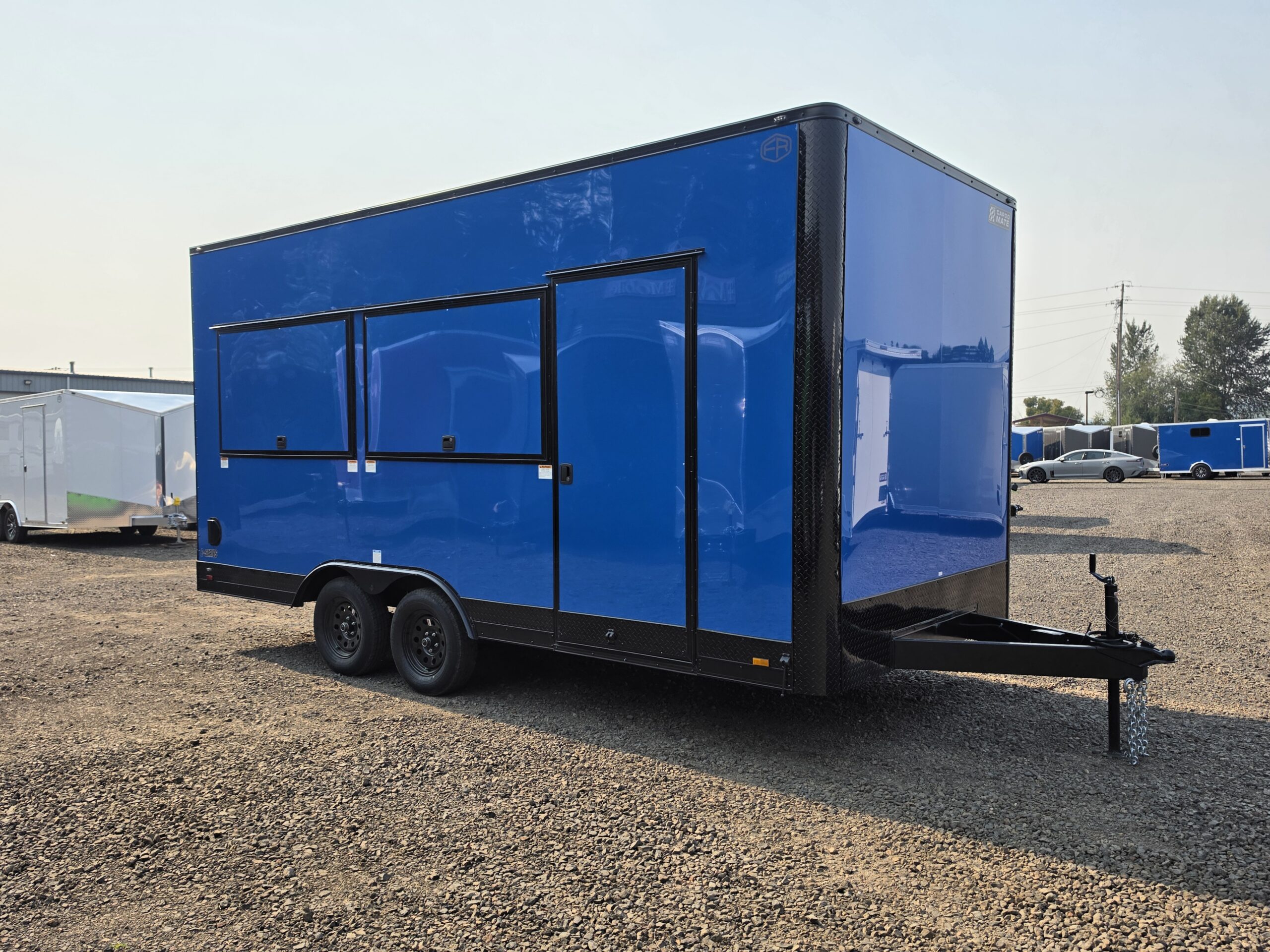 2027 Enclosed Cargo Trailer 8.5x18 Food Cart Concession Starter