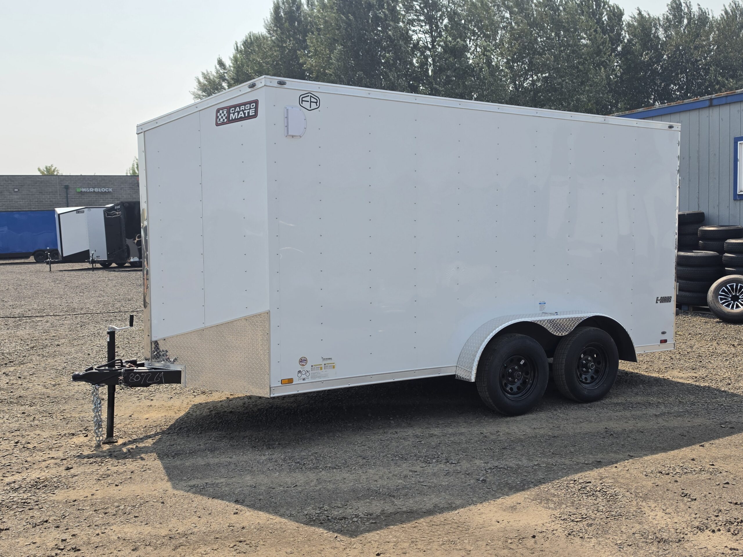 2027 Cargo Mate Enclosed Cargo Trailer 7x14 Extra Height Ramp Door
