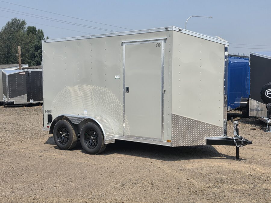 2027 Cargo Mate Enclosed Cargo Trailer 6x12 7000GVW Ramp Door 1-Piece Roof