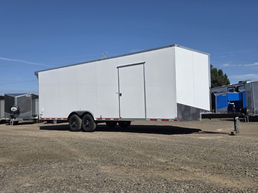 2027 Custom Cargo Mate 8.5x26 Enclosed Cargo Trailer 12000GVW Extra Height Car Hauler PolyCore