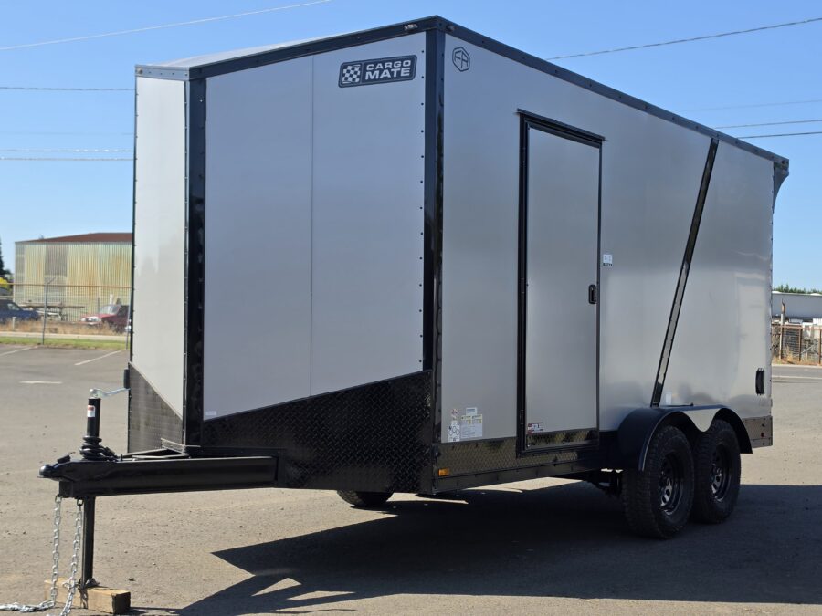 2027 Cargo Mate Enclosed Cargo Trailer 7x16 UTV Package Polycore Siding