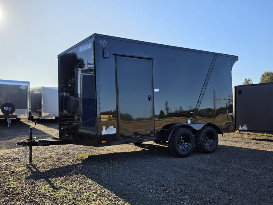 2027 Cargo Mate Enclosed Cargo Trailer 7x14 UTV Package Polycore Siding