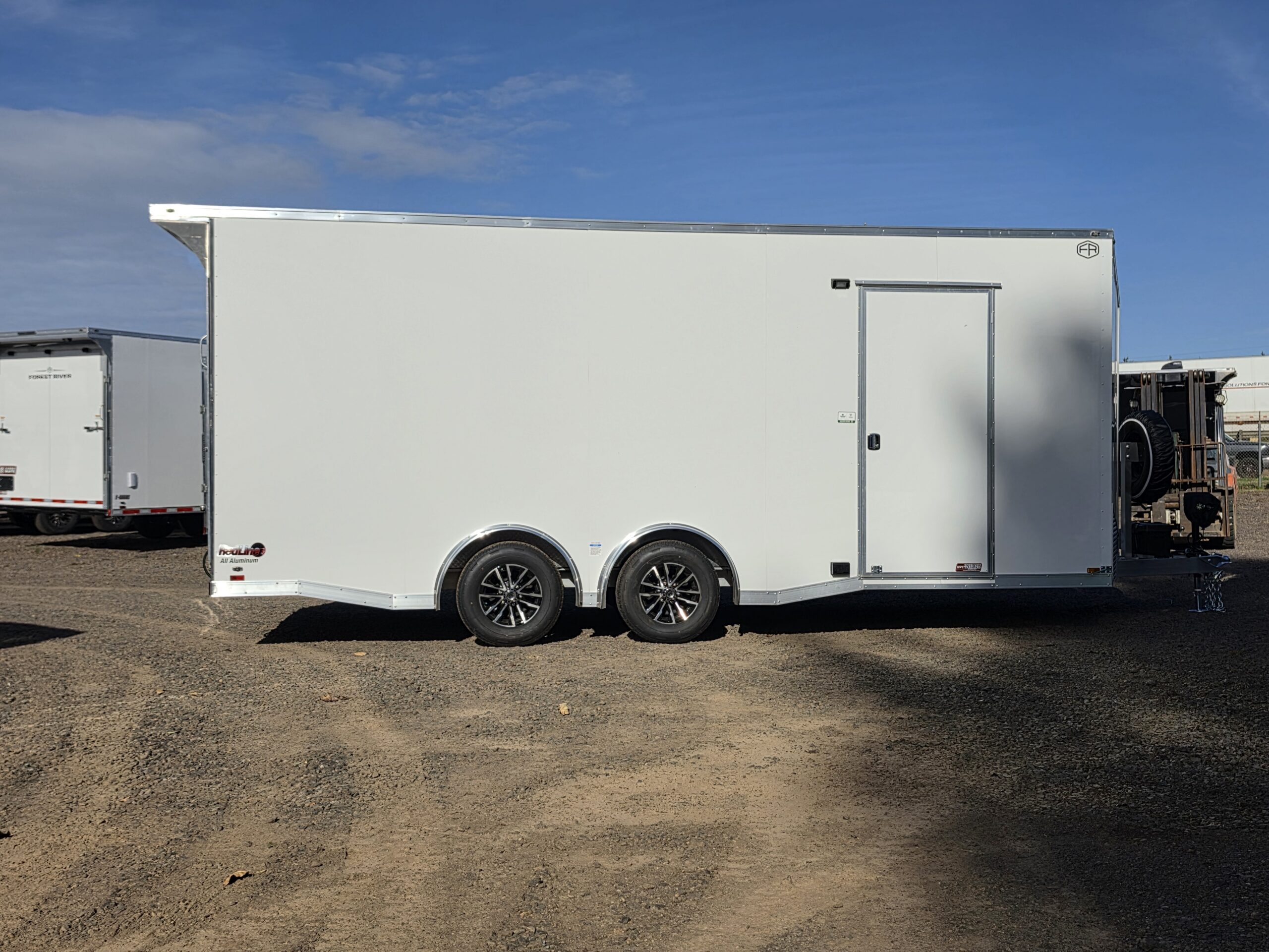 2027 Cargo Mate Custom Aluminum Redline 8x20 9800GVW UTV & Vehicle Hauler PolyCore 110v Cabinets - Image 9