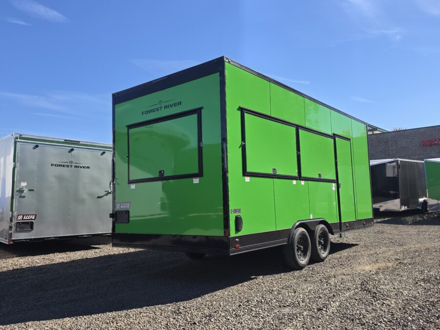 2027 Enclosed Cargo Trailer 8.5x20 9800GVW Food Cart Concession Starter