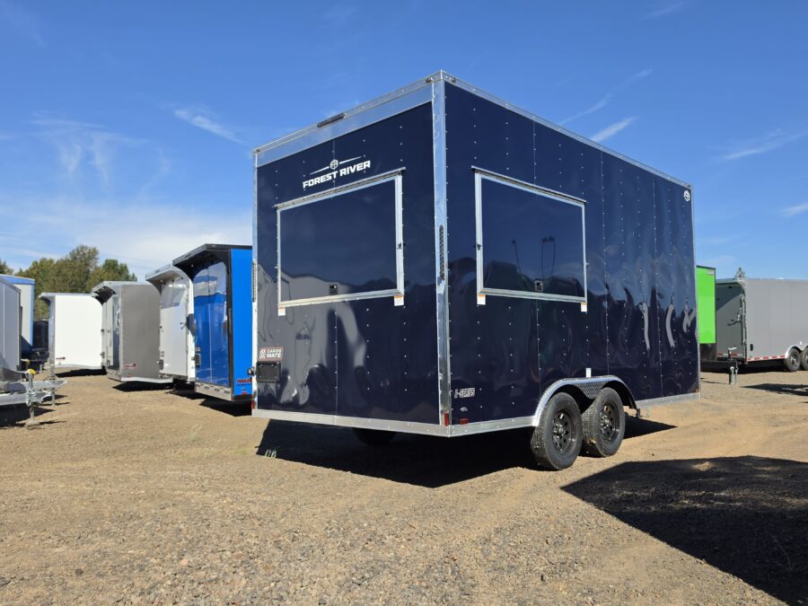2027 Cargo Mate Enclosed Cargo Trailer 8.5x16 Food Cart Shell Concession Starter