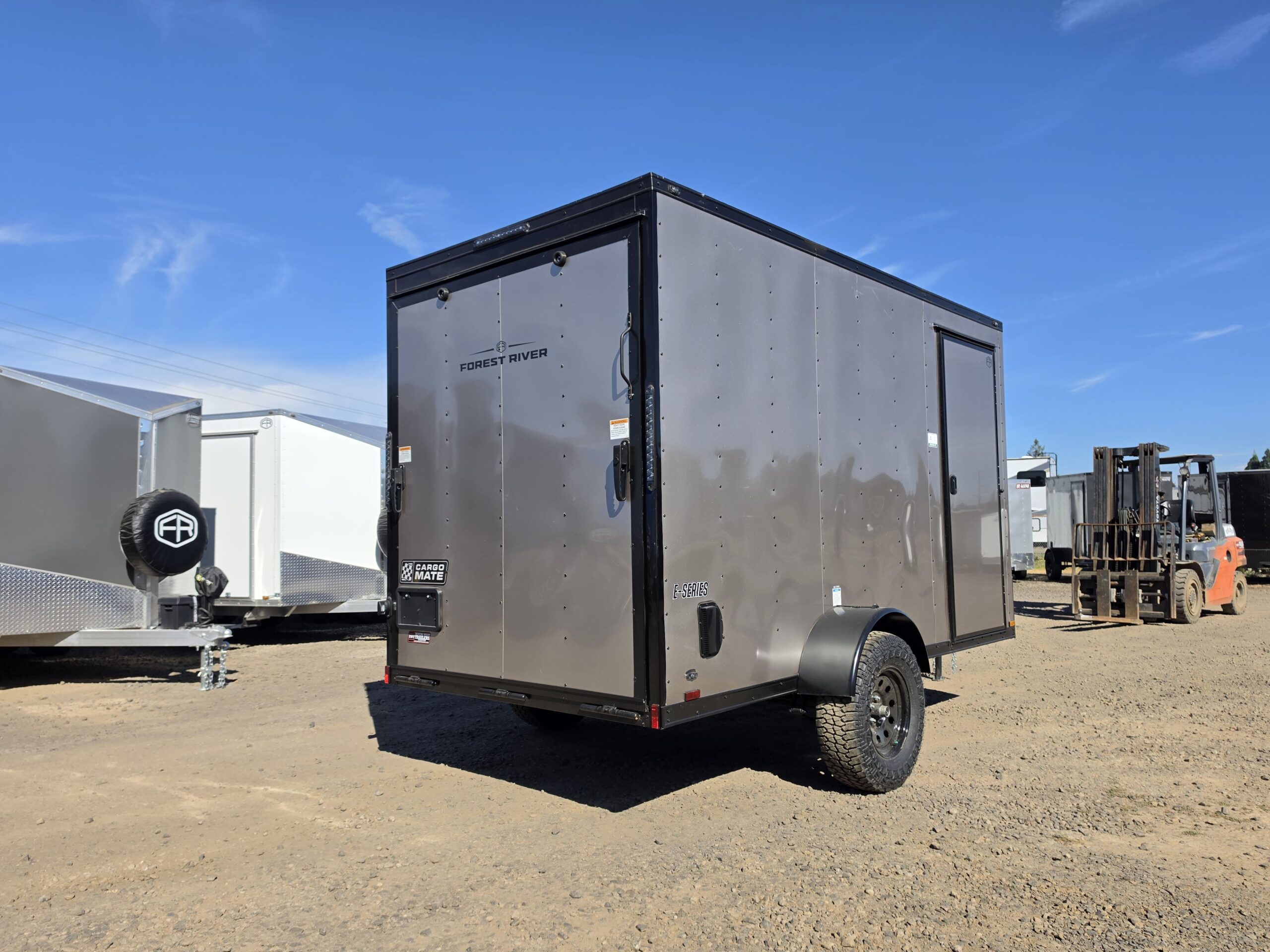 2027 Cargo Mate 6x12 Enclosed Cargo Tailer Extra Height 4" Lifted Straight Axle Ramp Door - Image 5