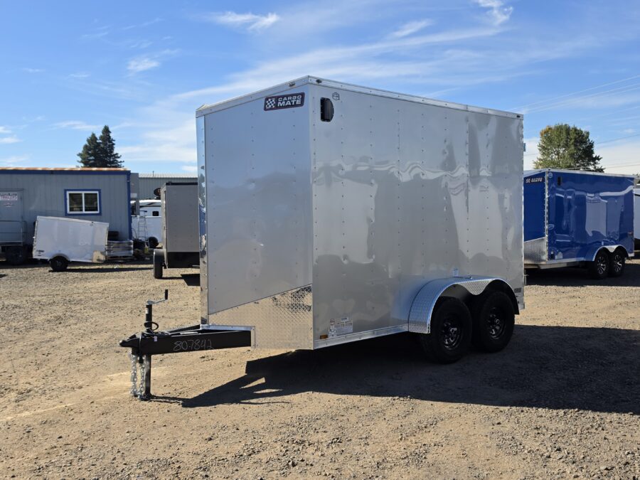 2027 Cargo Mate Enclosed Cargo Trailer 6x12 9800GVW Heavy-Duty 7800lbs Payload 1-Piece Roof