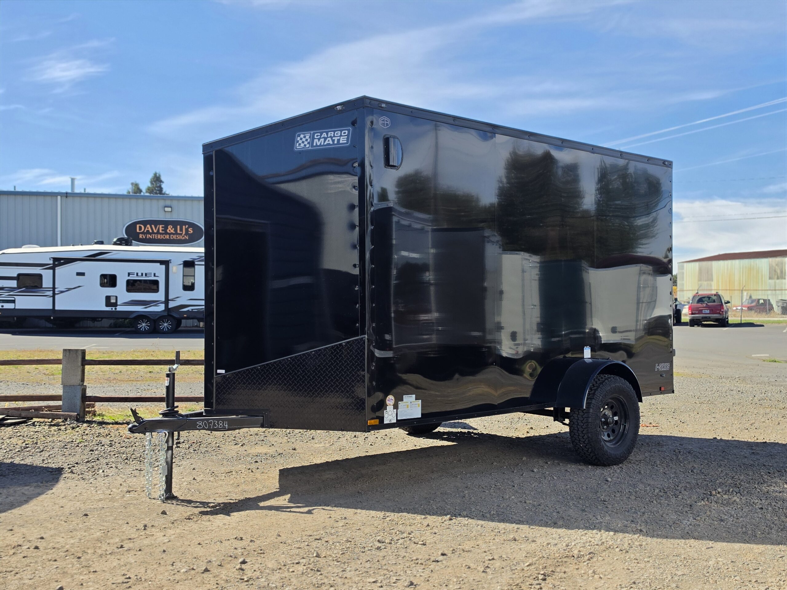 2027 Cargo Mate Enclosed Cargo Trailer 6x12 Ramp Door 1-Piece Roof Polycore - Image 3
