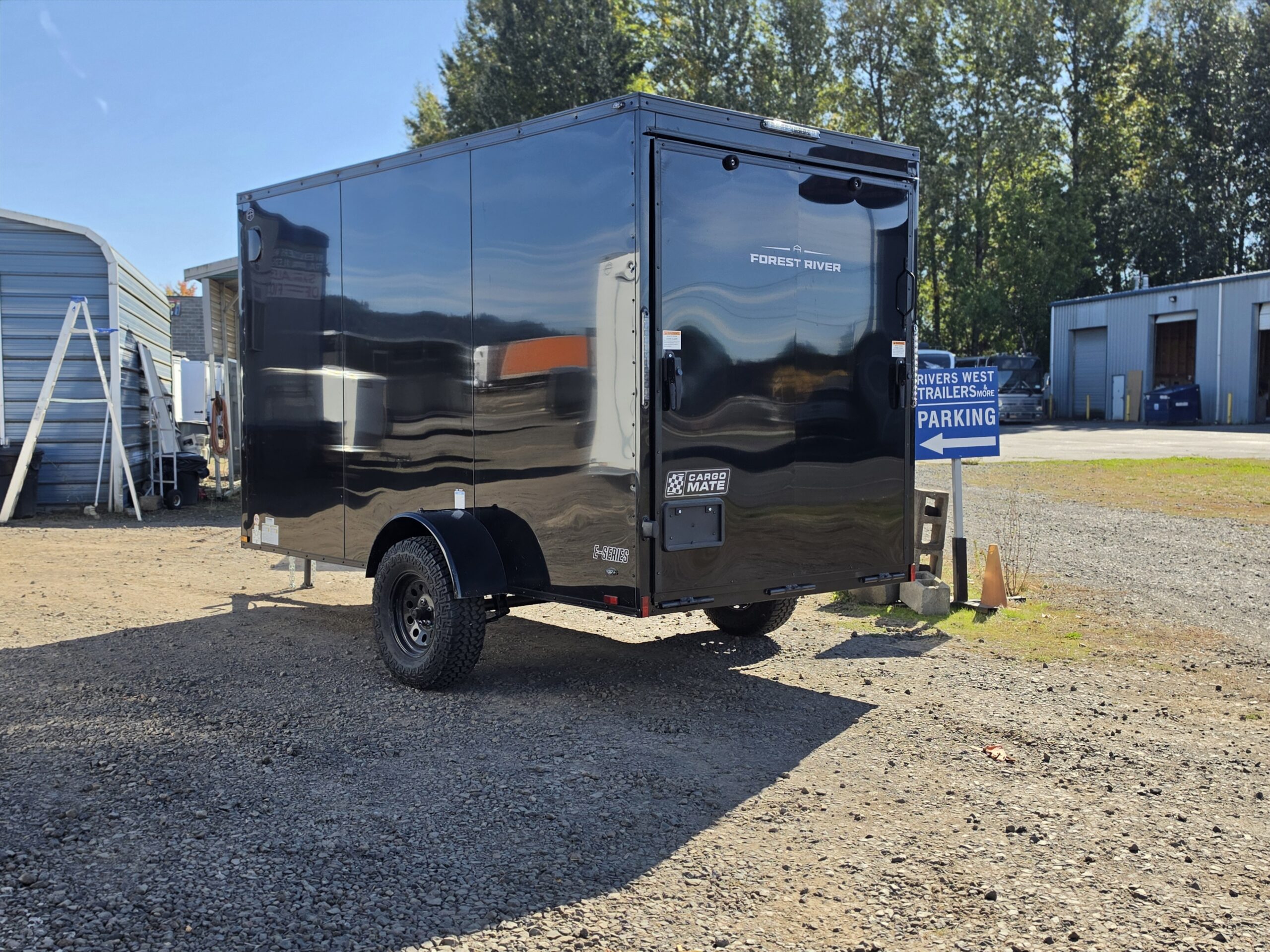 2027 Cargo Mate Enclosed Cargo Trailer 6x12 Ramp Door 1-Piece Roof Polycore - Image 4