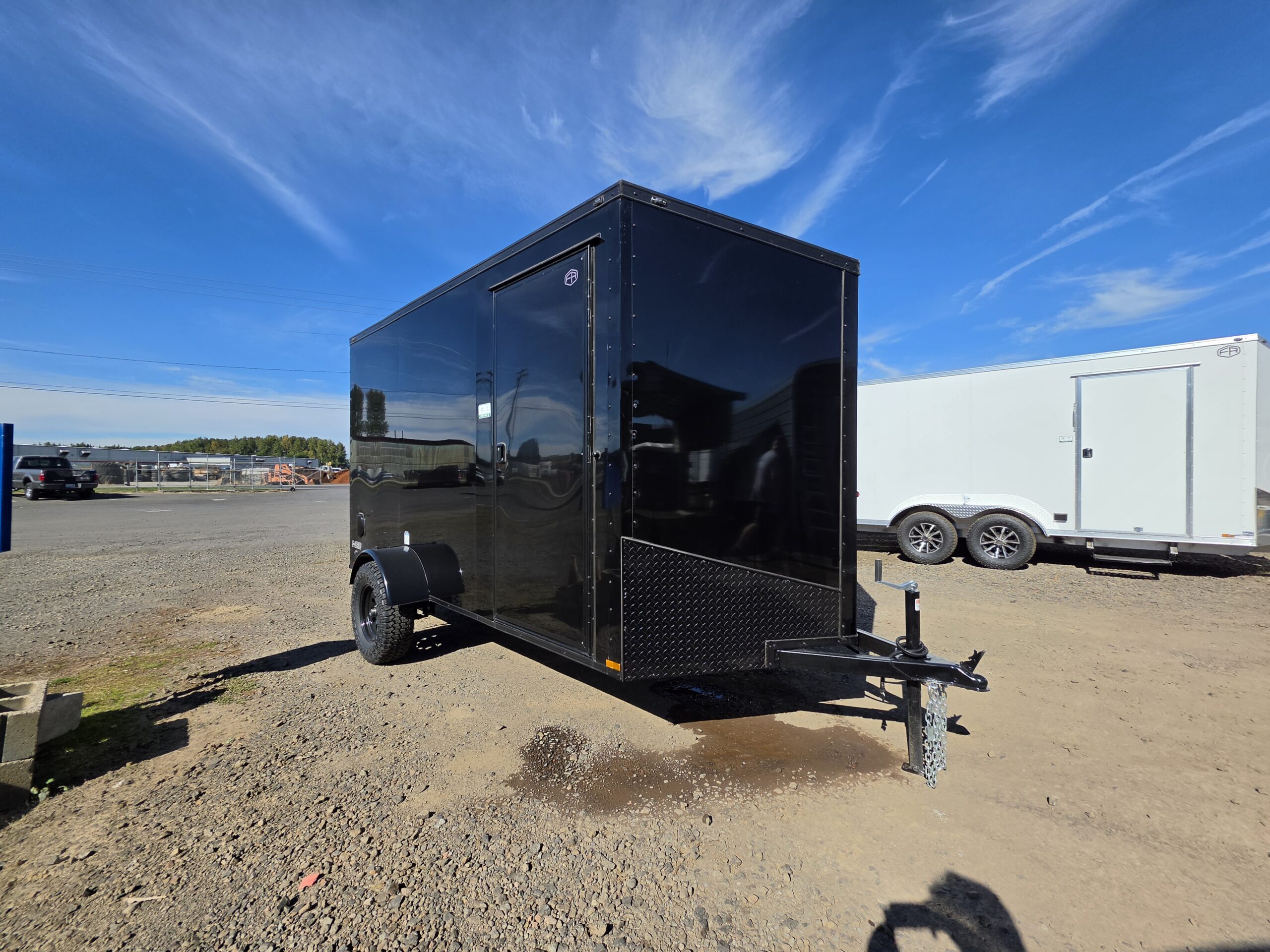 2027 Cargo Mate Enclosed Cargo Trailer 6x12 Ramp Door 1-Piece Roof Polycore