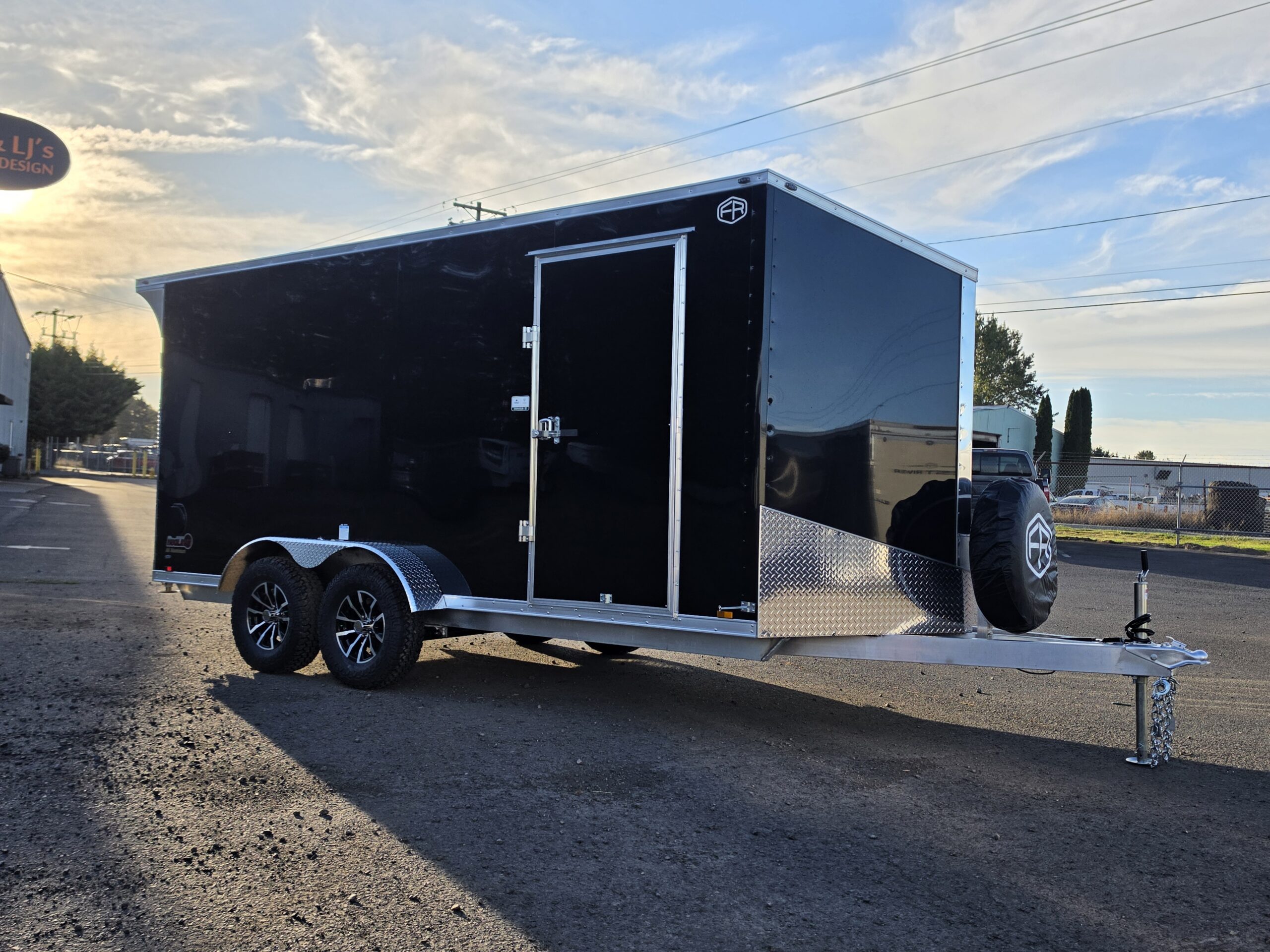 2027 Cargo Mate Aluminum Redline 7x16 Enclosed Cargo Trailer Insulated Torsion Axle Custom Flooring PolyCore Siding
