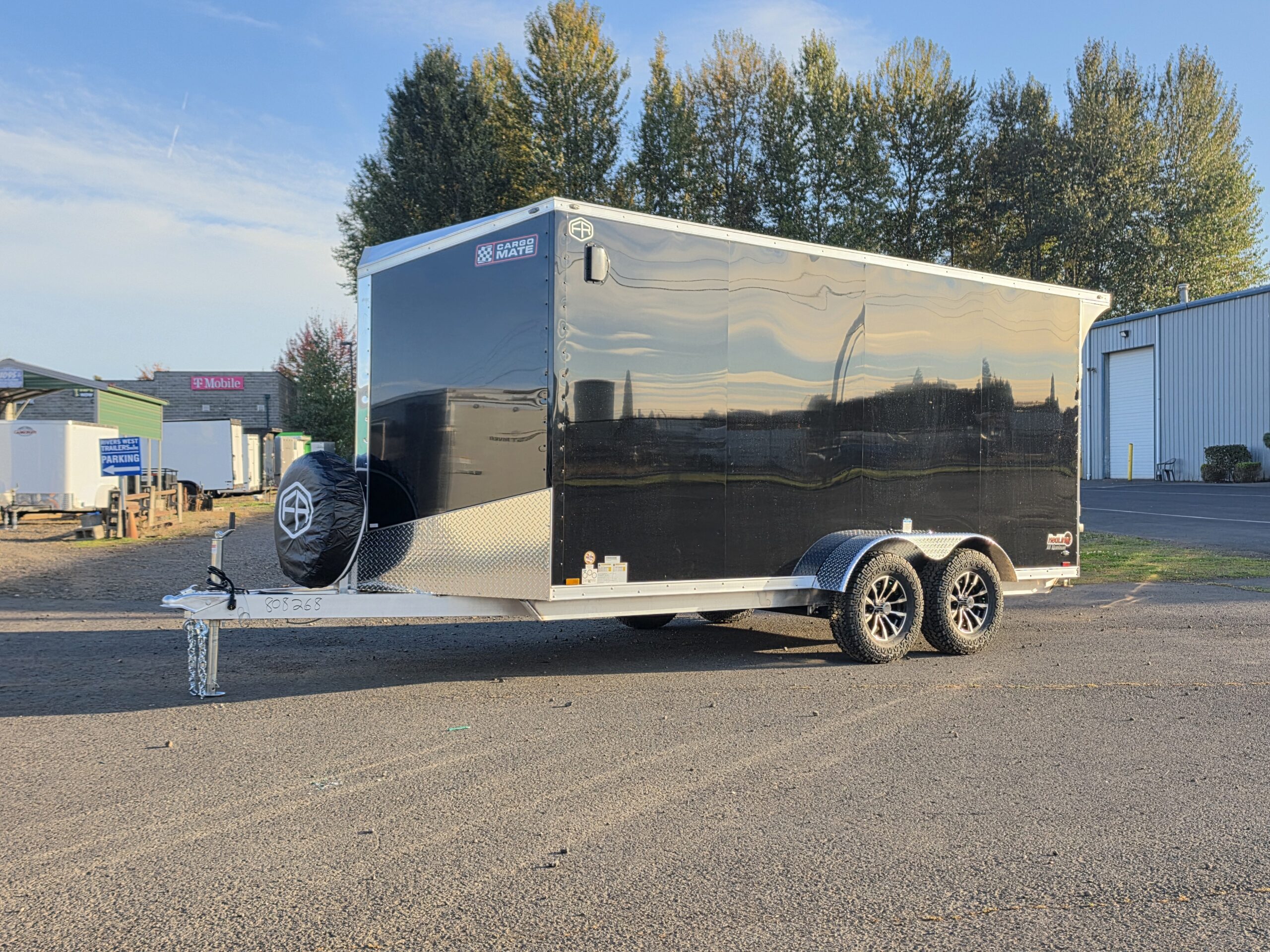2027 Cargo Mate Aluminum Redline 7x16 Enclosed Cargo Trailer Insulated Torsion Axle Custom Flooring PolyCore Siding - Image 3