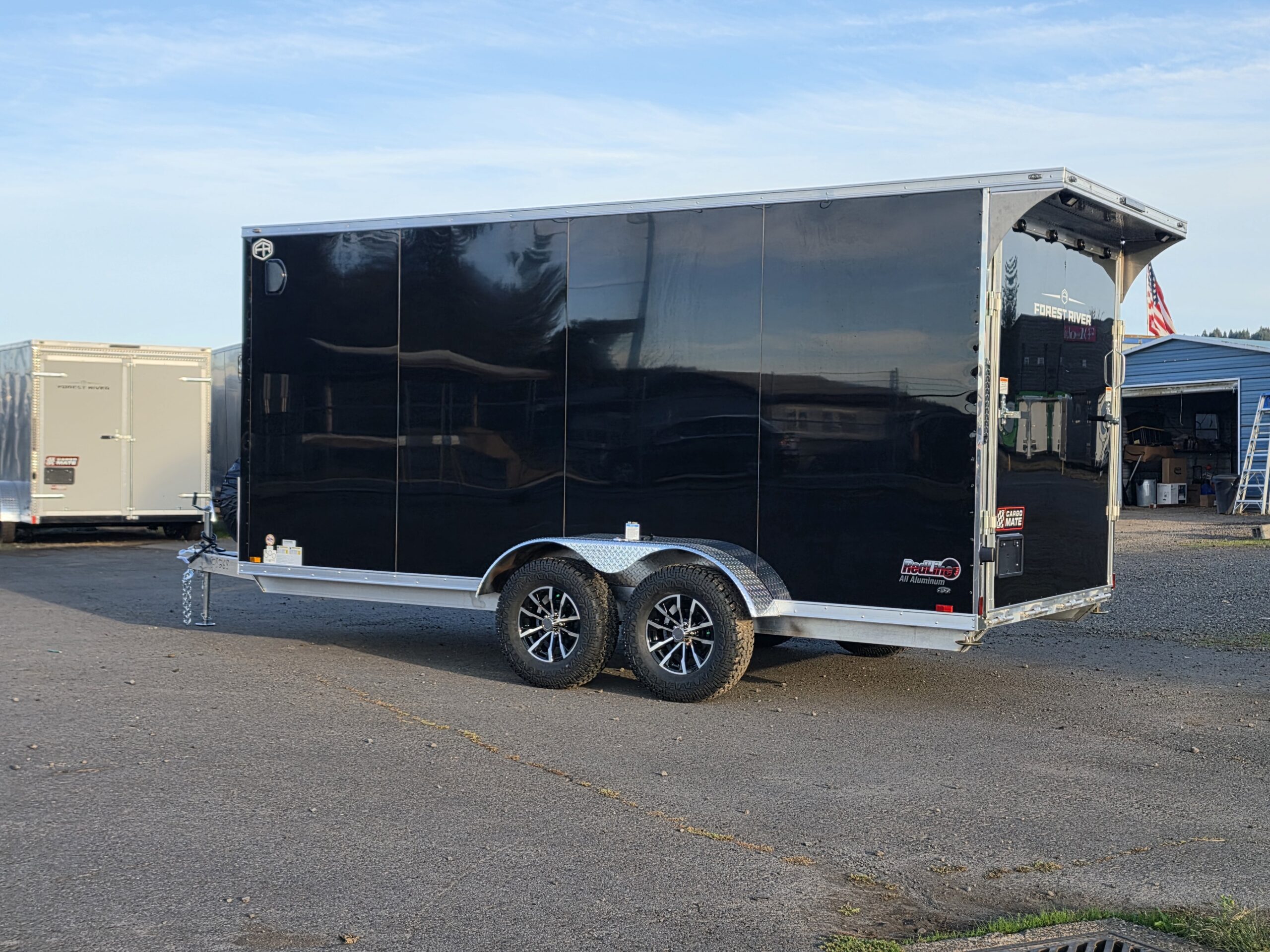 2027 Cargo Mate Aluminum Redline 7x16 Enclosed Cargo Trailer Insulated Torsion Axle Custom Flooring PolyCore Siding - Image 5