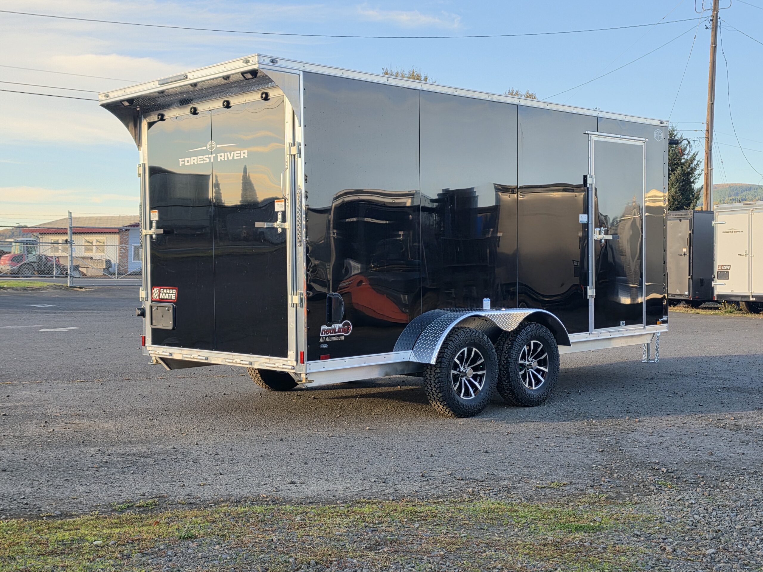 2027 Cargo Mate Aluminum Redline 7x16 Enclosed Cargo Trailer Insulated Torsion Axle Custom Flooring PolyCore Siding - Image 6