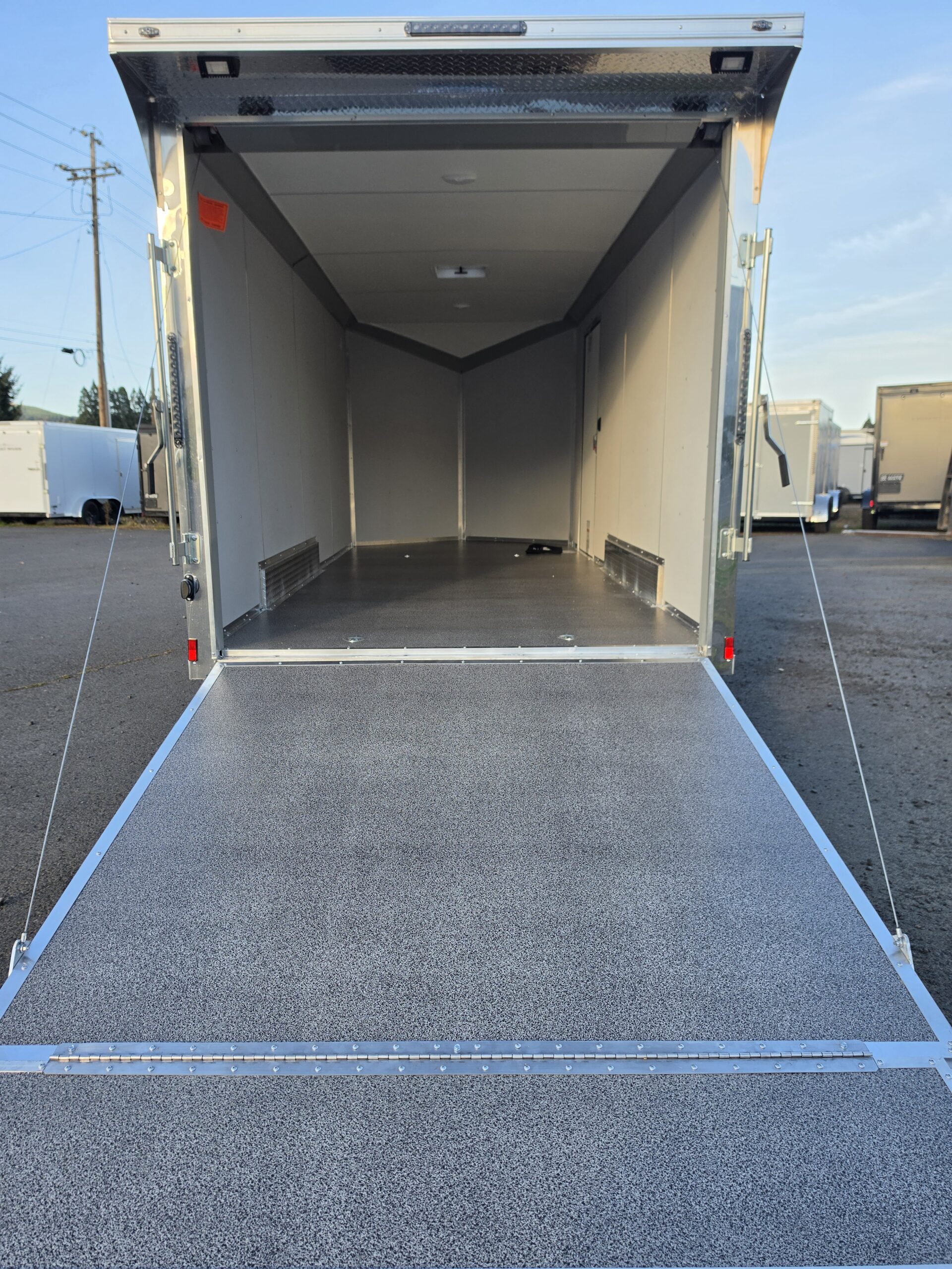 2027 Cargo Mate Aluminum Redline 7x16 Enclosed Cargo Trailer Insulated Torsion Axle Custom Flooring PolyCore Siding - Image 8